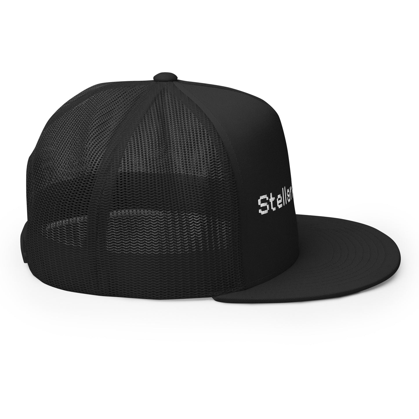 Black mesh StellarApproach trucker hat