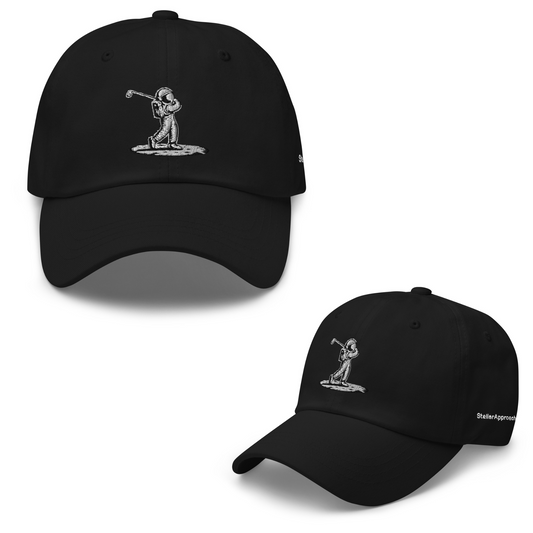 Black StellarApproach Astronaut dad hat