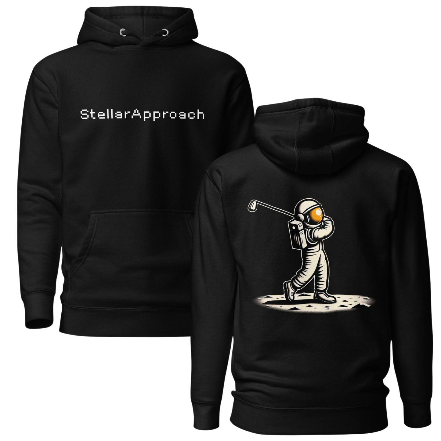 StellarApproach Golfing Astronaut Hoodie