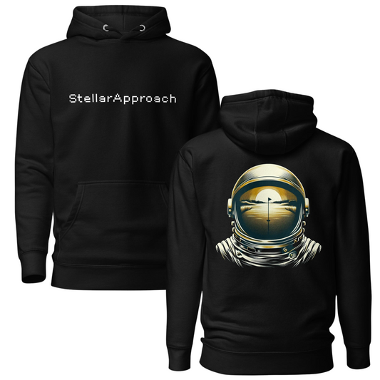 StellarApproach Unisex Hoodie with astronaut back