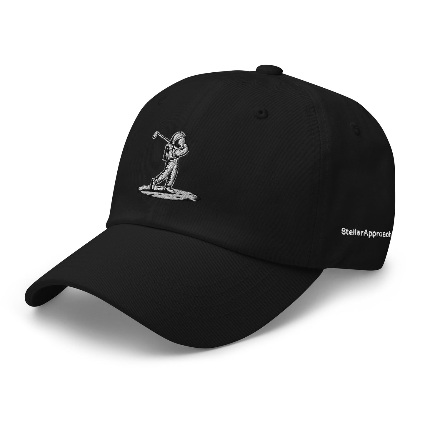 Black StellarApproach Astronaut dad hat