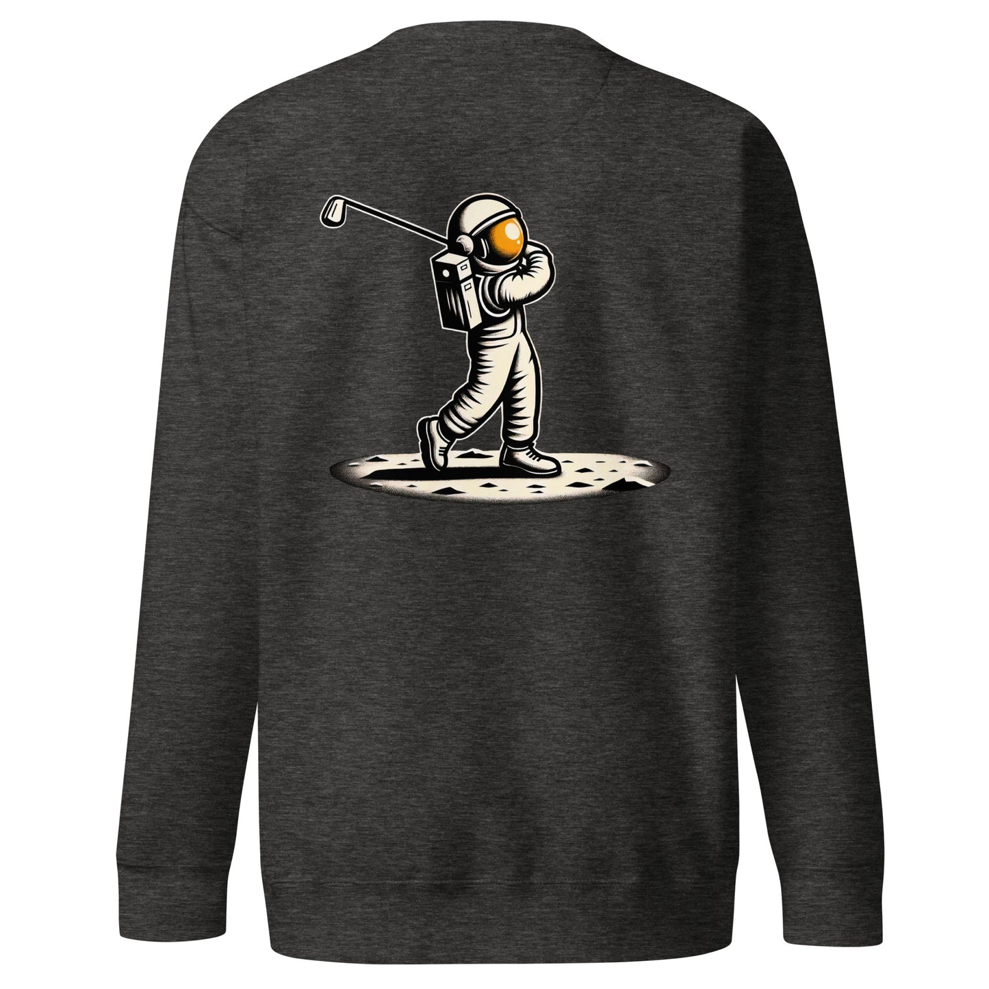 StellarApproach Golfing Astronaut Unisex Premium Sweatshirt