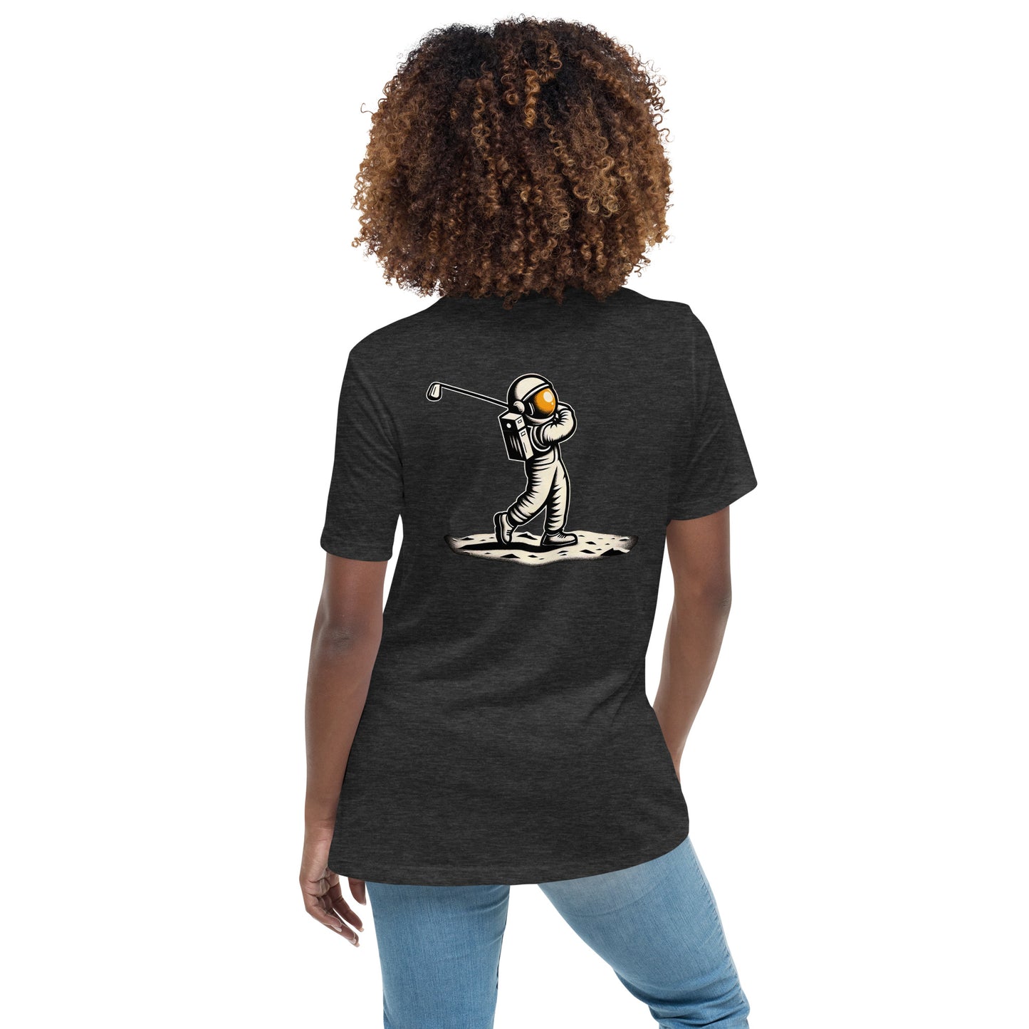 Women's relaxed golfing astronaut StellarApproach T-Shirt