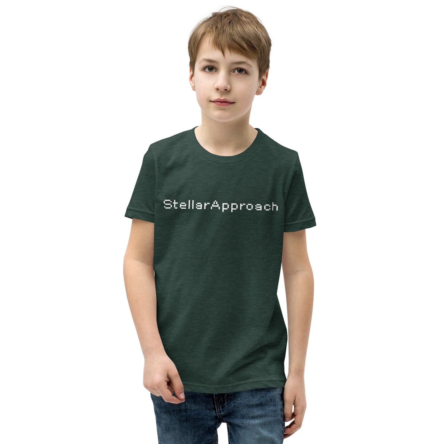 StellarApproach Golfing Astronaut Youth Short Sleeve T-Shirt