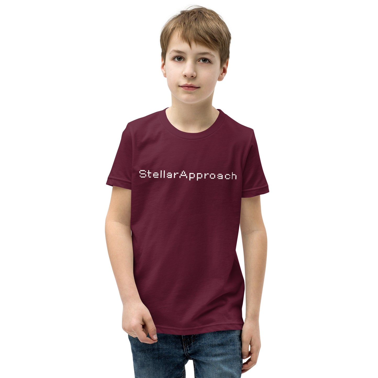 StellarApproach Golfing Astronaut Youth Short Sleeve T-Shirt